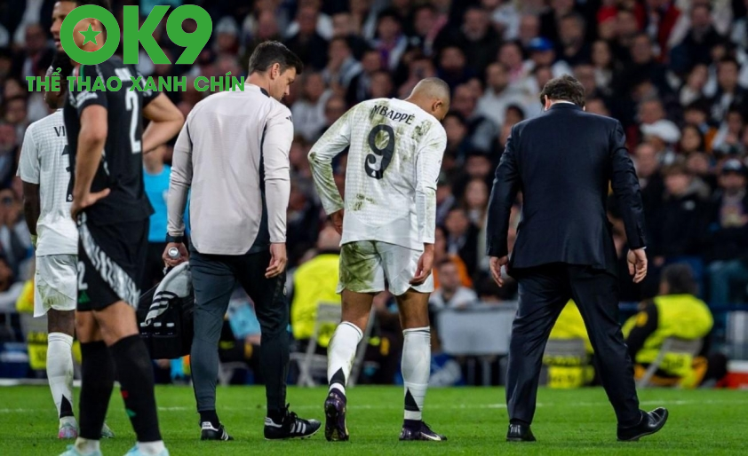 Vẫn chưa rõ mức độ chấn thương của tiền đạo người Pháp