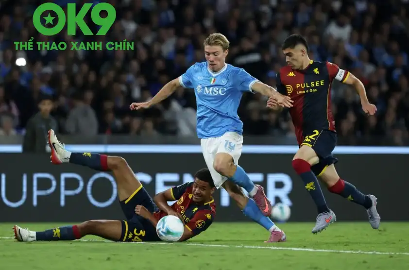 Tiền đạo người Đan Mạch đang thăng hoa với 3 bàn trong 2 trận gần nhất cho Napoli